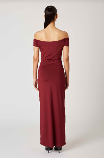 Clara Dress, Deep Red