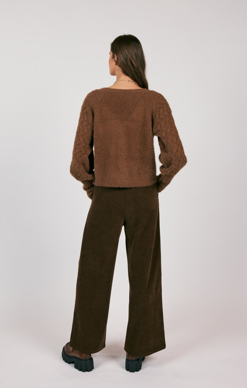 Paradox Cord Pants, Dark Brown