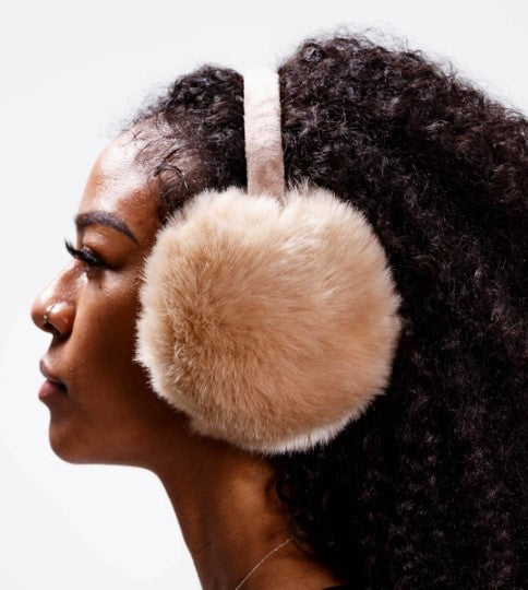 Faux Fur Earmuffs, Brown