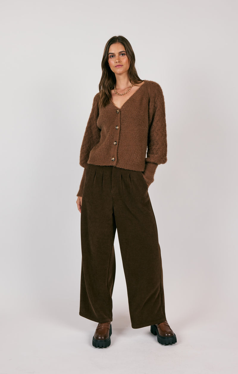 Paradox Cord Pants, Dark Brown