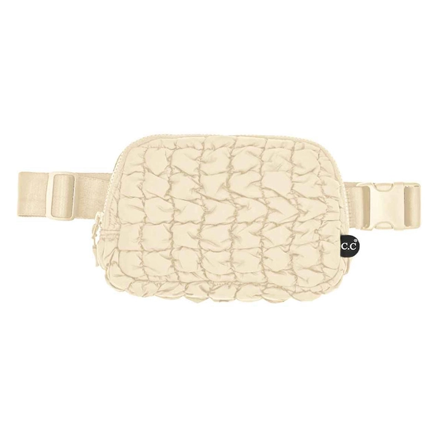 Quilted Puffer Belt Bag (Multiple Colors)