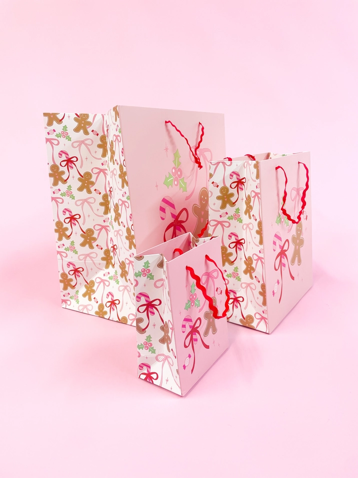 Pink Christmas Bag, SMALL