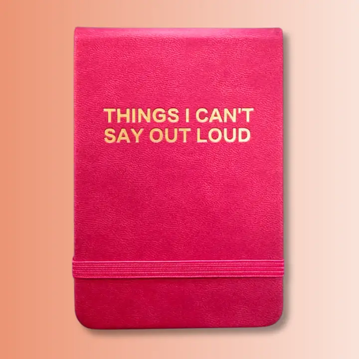 Things I Can't Say Out Loud Leatherette Pocket Journal