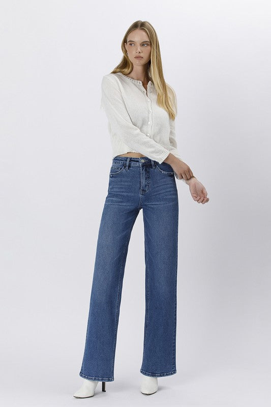 90's High Rise Wide Leg Denim