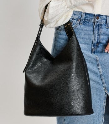 Jacqueline Hobo Bag, Black