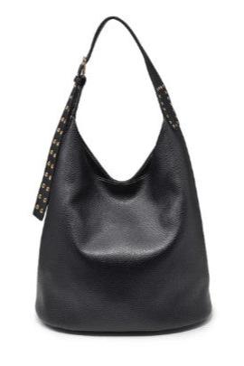 Jacqueline Hobo Bag, Black