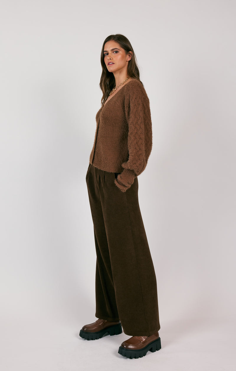 Paradox Cord Pants, Dark Brown