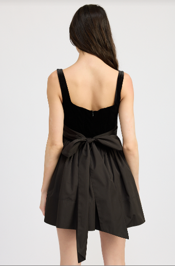 Mckenna Mini Dress, Black