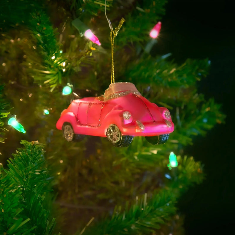 Pink Car Ornament