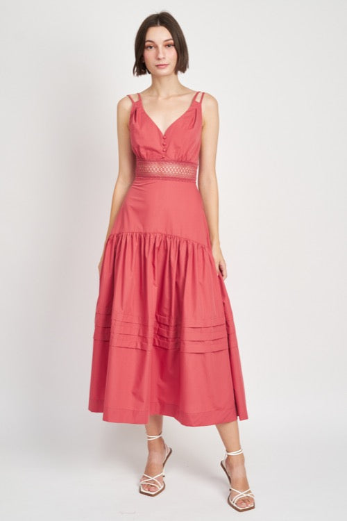Rendezvous Maxi Dress, Red