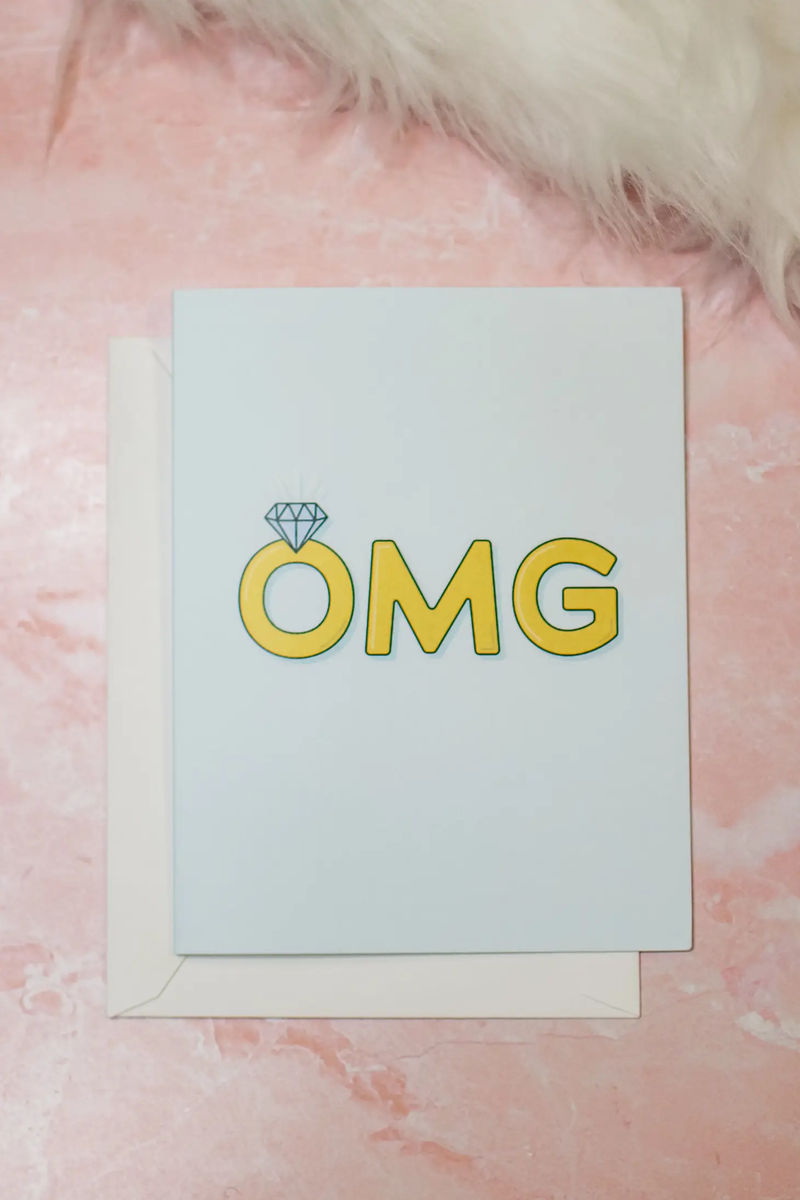 OMG - Engagement Card