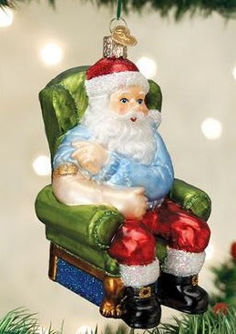 Santa Vaccinated Ornament
