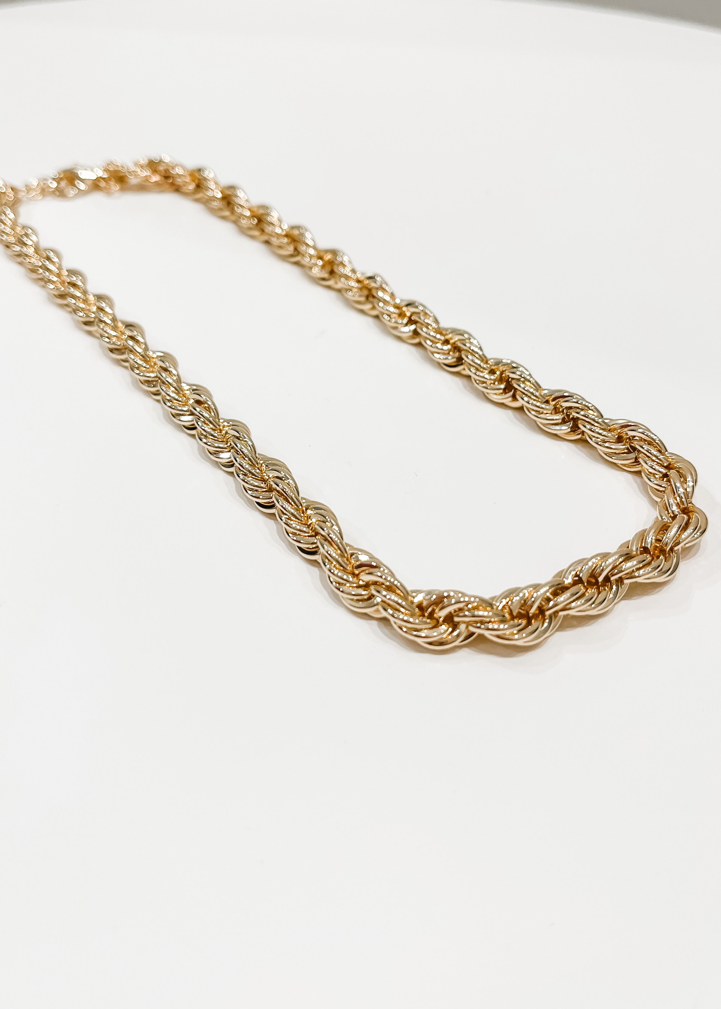 Hidden Gem 14KT Gold Rhinestone Necklace