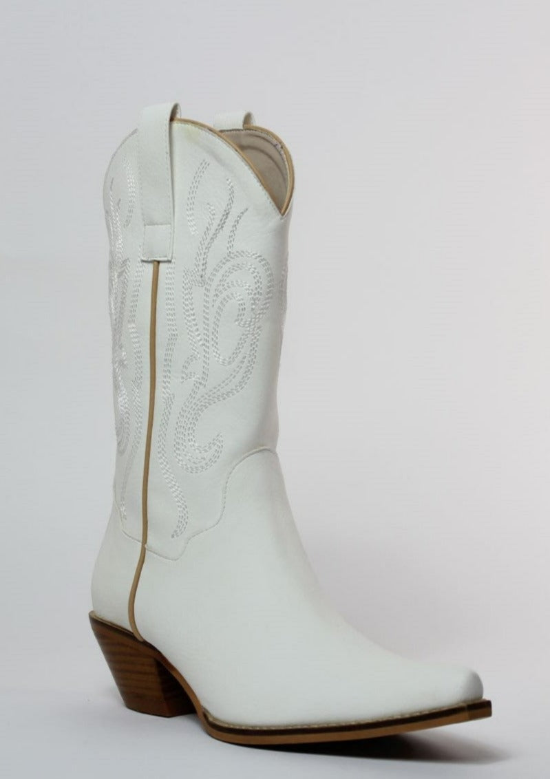 Cowboy Boot, White