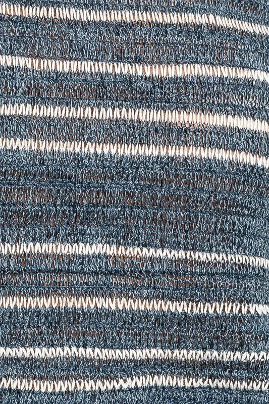 Stripe Knit Shorts, Navy