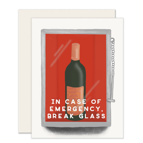 Emergency Wine Card