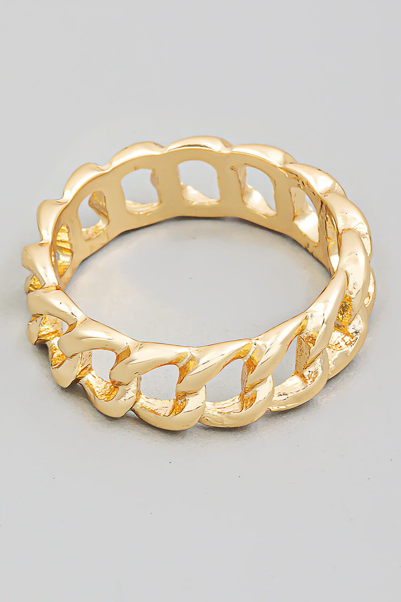 Chain Ring, Gold